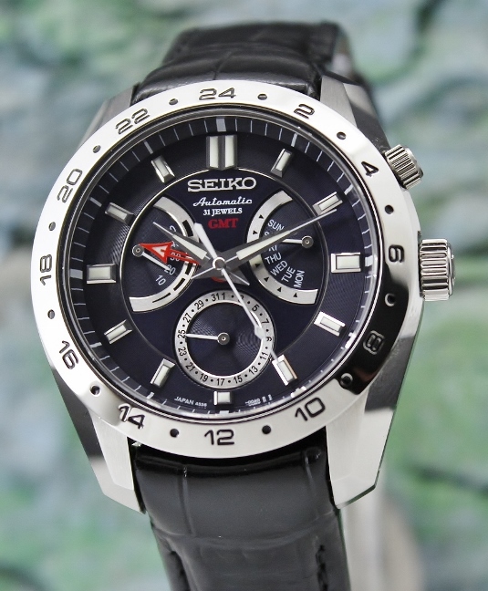 (image for) SEIKO 4S36-00A0 SARN001 AUTOMATIC GMT WATCH